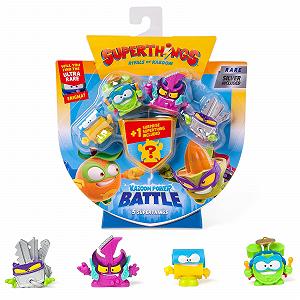 Фигурки Superthings Kazooom Power Battle, 5 шт (включает 1 фигурку-сюрприз и 1 серебряного капитана), упаковка 2 x 6 - Фото 1