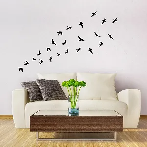 Наклейка на стену Wandkings Flock of Birds 45 x 48 см Черная synthetic.ua - Фото 1
