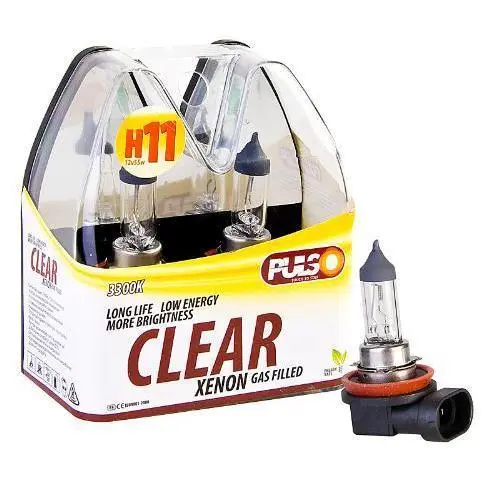 Лампы PULSO/галогенные H11/PGJ19-2 12v55w clear/plastic box (LP-92550), фото №1 Лампы PULSO/галогенные H11/PGJ19-2 12v55w clear/plastic box (LP-92550), фото №1