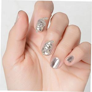 Прикраса для нігтів змія Healeved 6 шт. Манікюрний шарм synthetic.ua - Фото 1