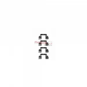 Комплект аксессуаров, тормозные колодки METZGER 109-1230 для CITROËN LANCIA PEUGEOT - Фото 1