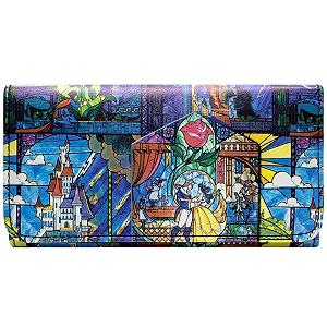 Кошелек Трифолд Disney Beauty and the Beast Montage Blue для монет и карт synthetic.ua - Фото 1