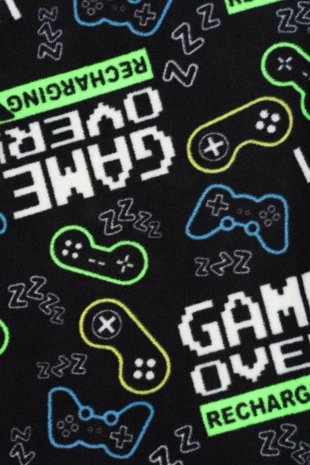 Пижама для мальчиков Флисовая Gaming Over Длинная, фото №3