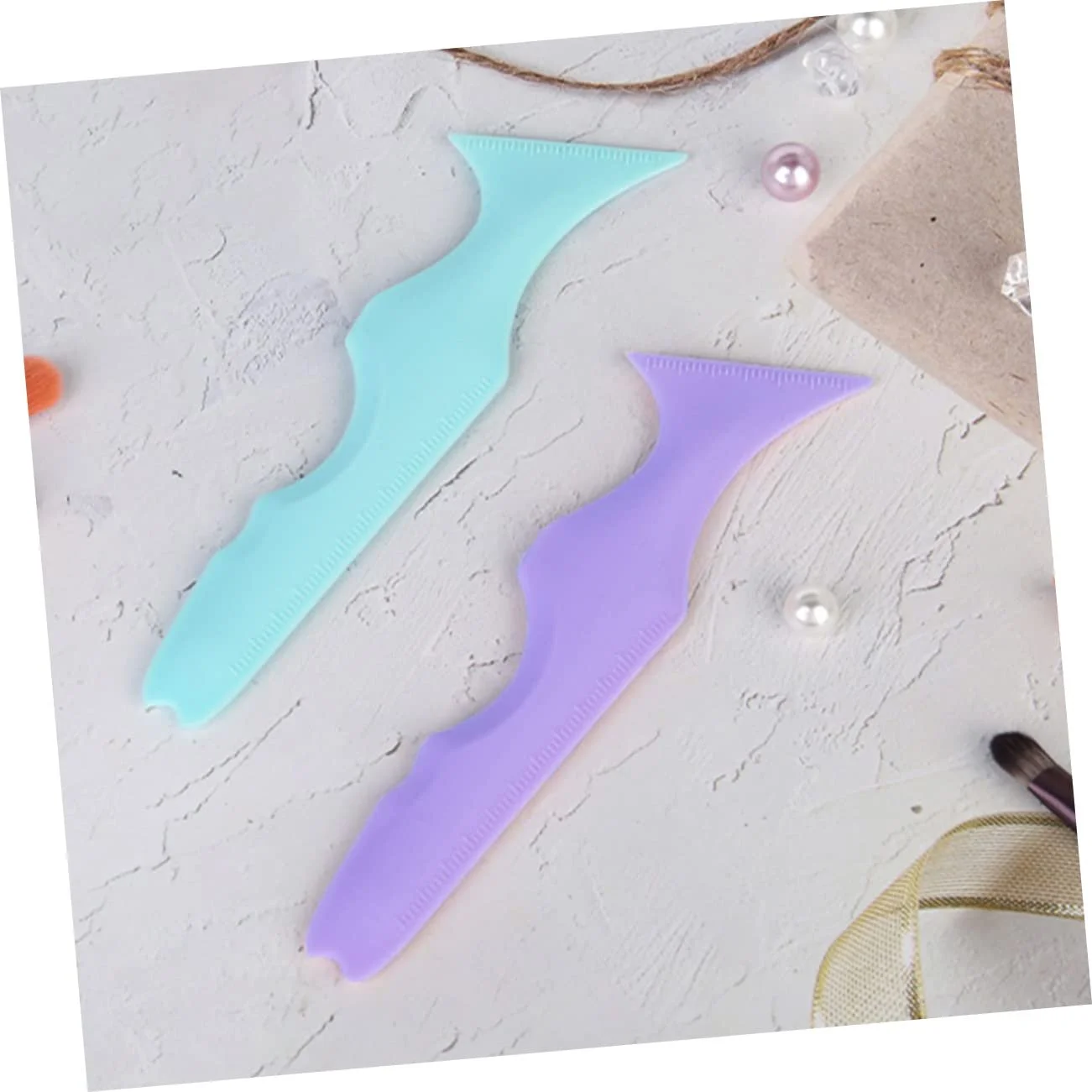 Инструмент для подводки глаз FOMIYES 9 шт силиконовая, фото №6