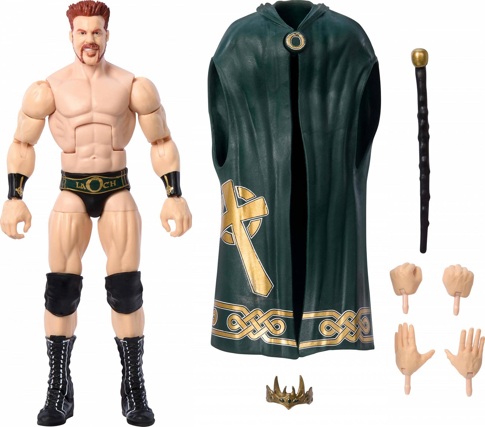 Экшн-фигурка Mattel Elite WWE Greatest Hits 2025 King Sheamus, 6 дюймов, с 25 точками артикуляции и сменными руками, фото №1