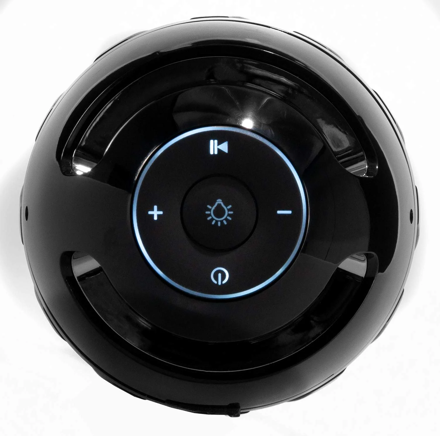 Настільна лампа Bluetooth Speaker Flame Light LED 5 W 10 x 24 см Чорна, фото №3