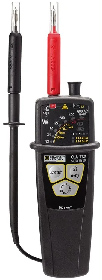 Тестер напруги Chauvin Arnoux CA 762 IP2X, фото №1 Тестер напруги Chauvin Arnoux CA 762 IP2X, фото №1