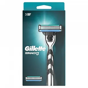 Бритва Gillette Mach3 с 2 сменными кассетами synthetic.ua - Фото 1