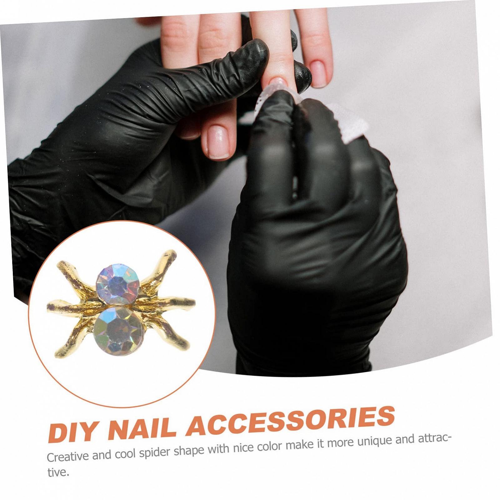 Украшения для ногтей Паук FRCOLOR Элегантный набор 2 шт 100 шт * 2, фото №2 Украшения для ногтей Паук FRCOLOR Элегантный набор 2 шт 100 шт * 2, фото №2