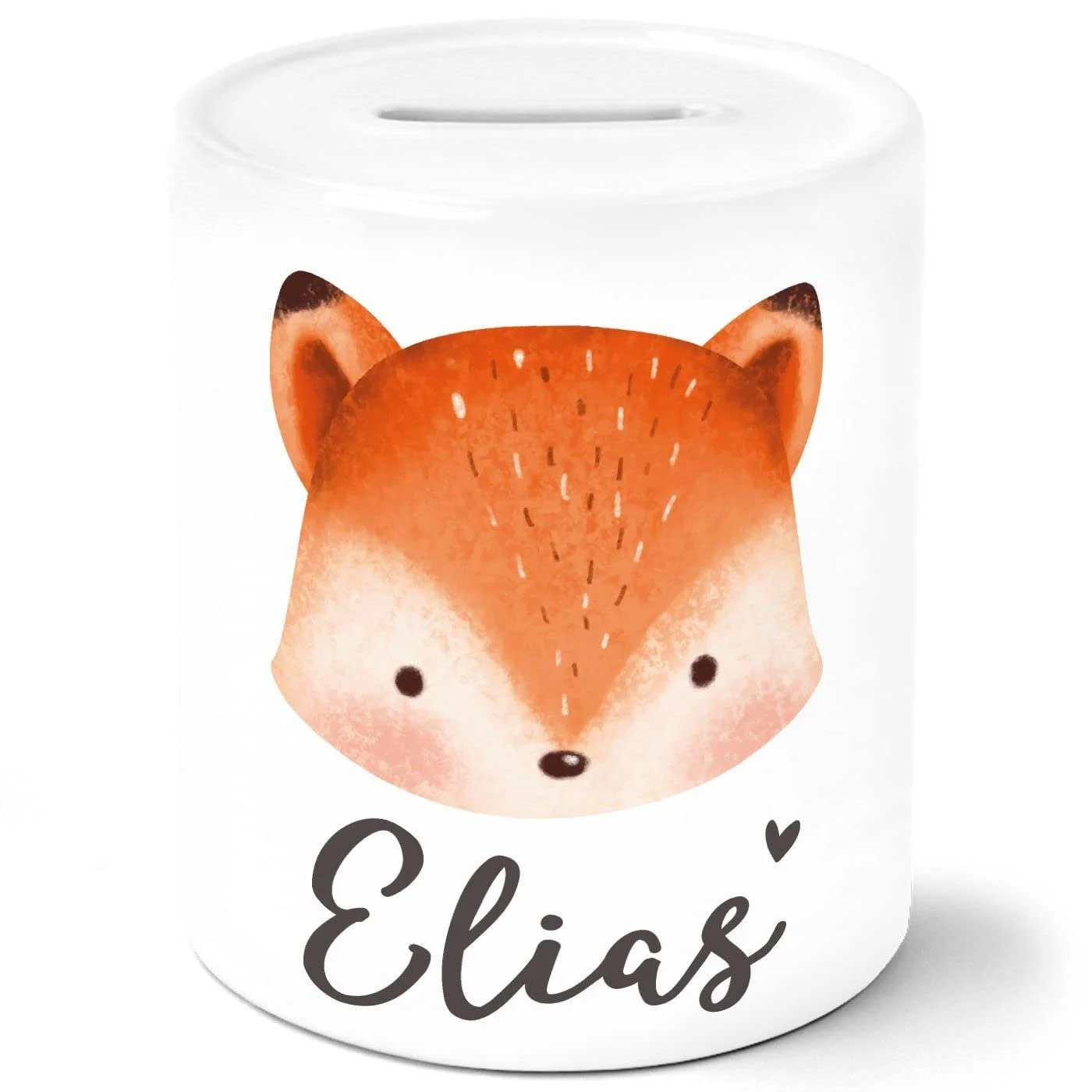 Скарбничка з ім'ям Bear Fox Unicorn керамічна, фото №1