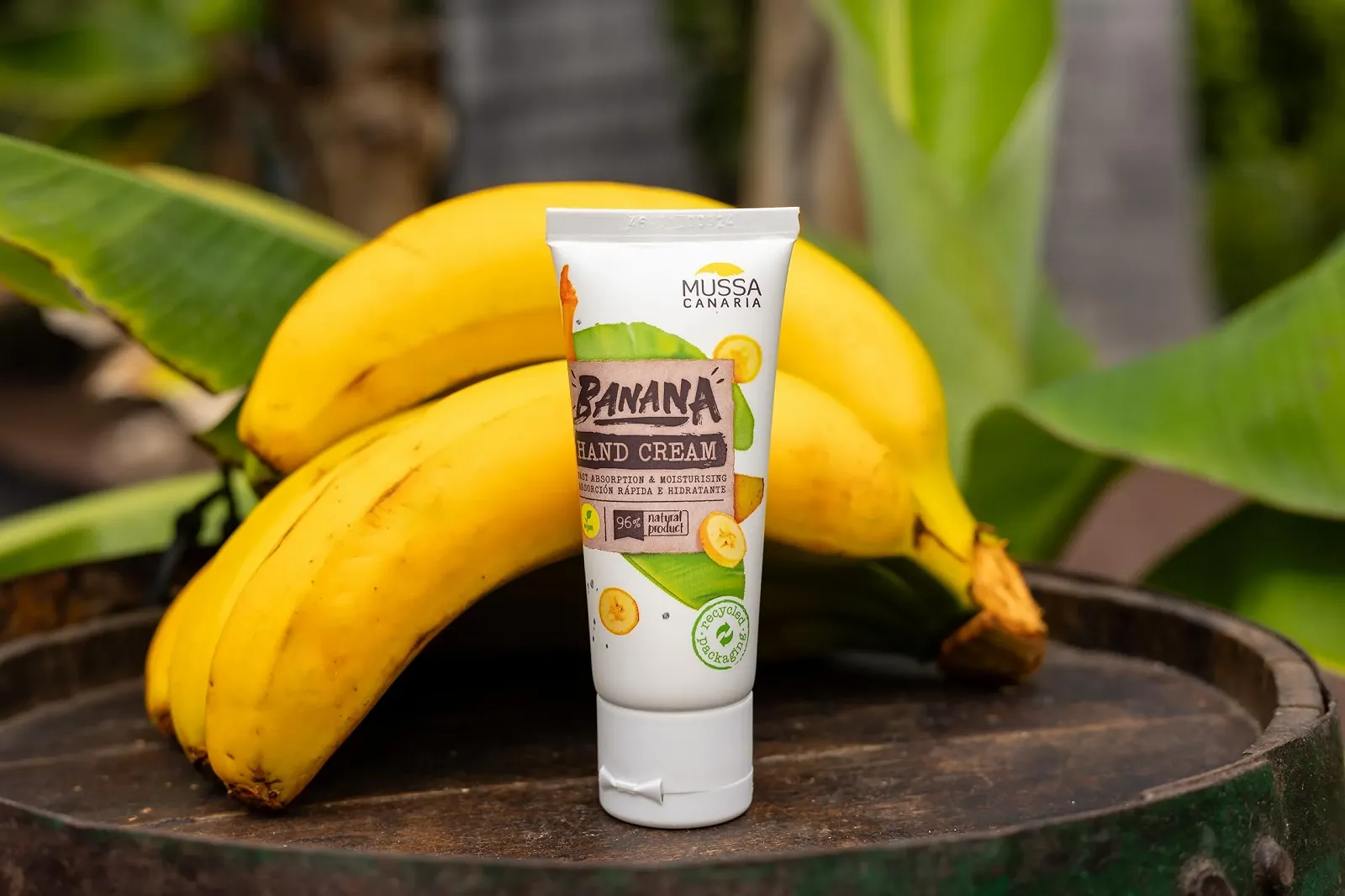 Крем для рук Organic Aloevera & Banana 98% Natural 100 мл 2x1, фото №6