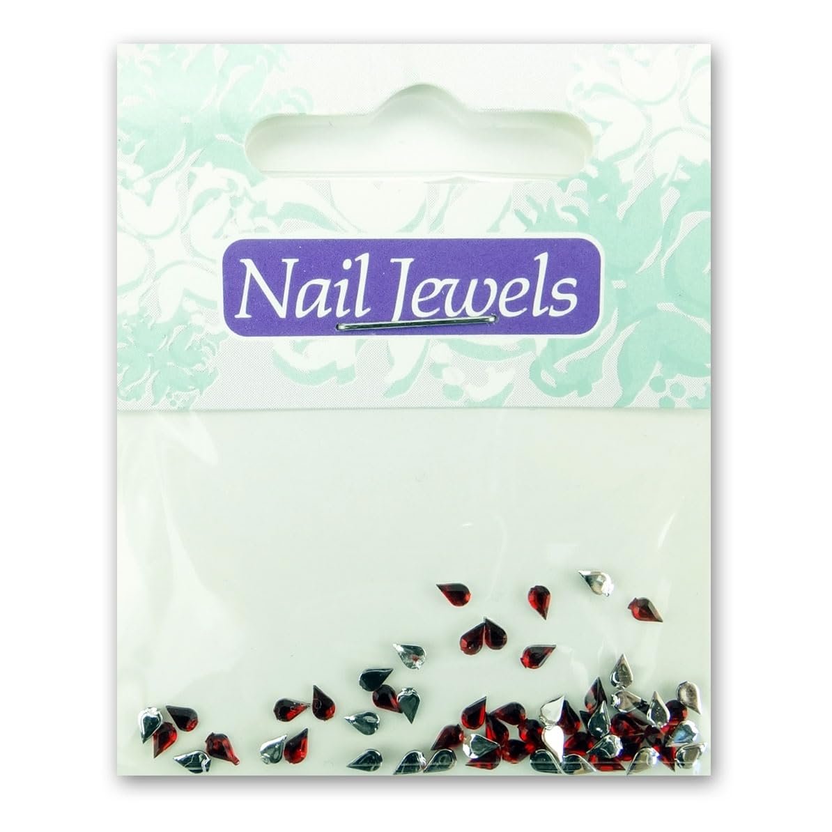 Краплі зі стразами Акрил EigenArt Червоний, фото №1