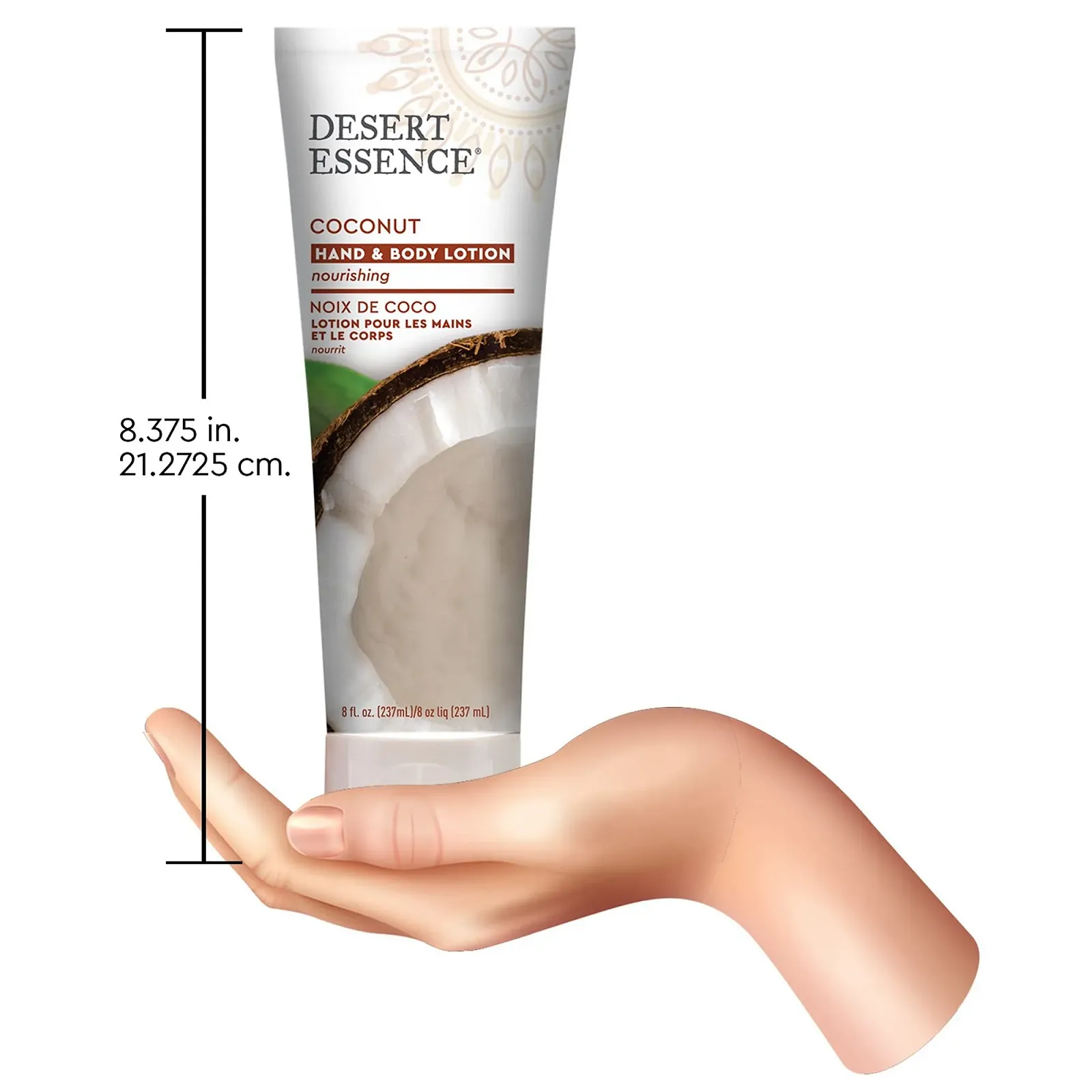Лосьйон для рук і тіла Desert Essence Coconut 236 мл, фото №7