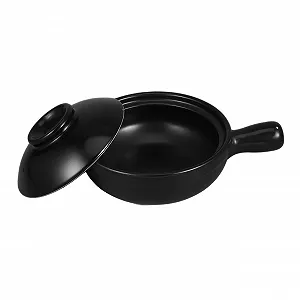 Глиняный горшок ERINGOGO Японский донабе С крышкой Терракотовый - Фото 1