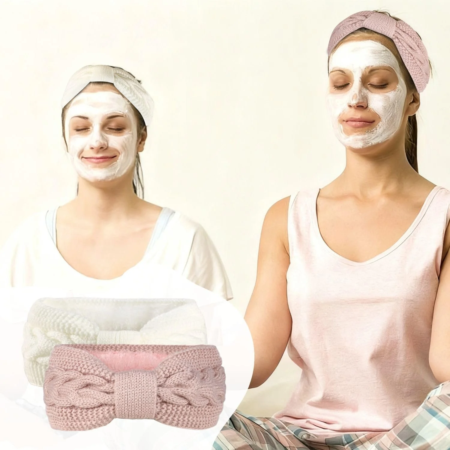 Набір жіночих зимових пов'язок на голову, фото №6 Набір жіночих зимових пов'язок на голову, фото №6