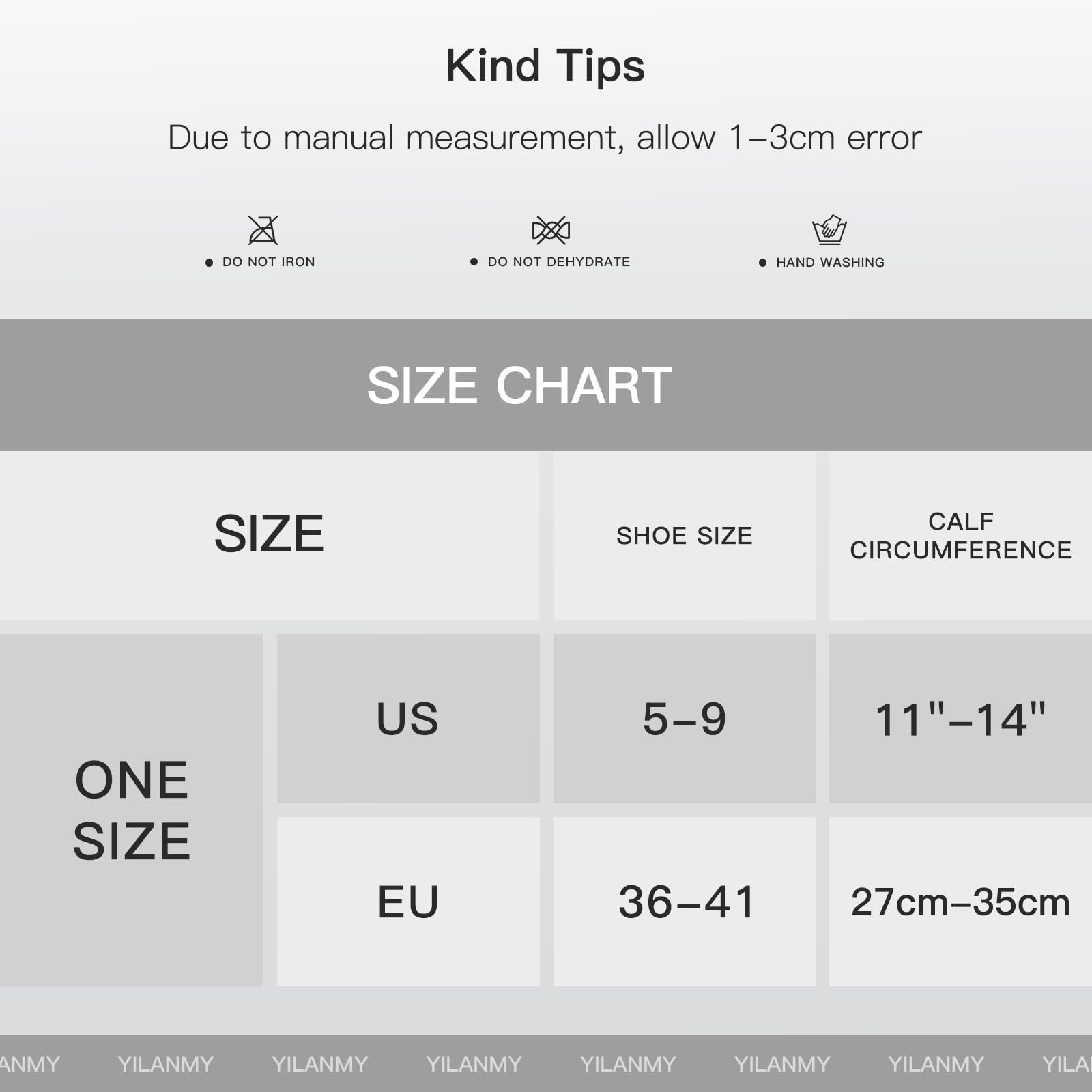 Шкарпетки гольфи Yilanmy, 12 пар, жіночі, нейлонові, 15 ден, фото №7