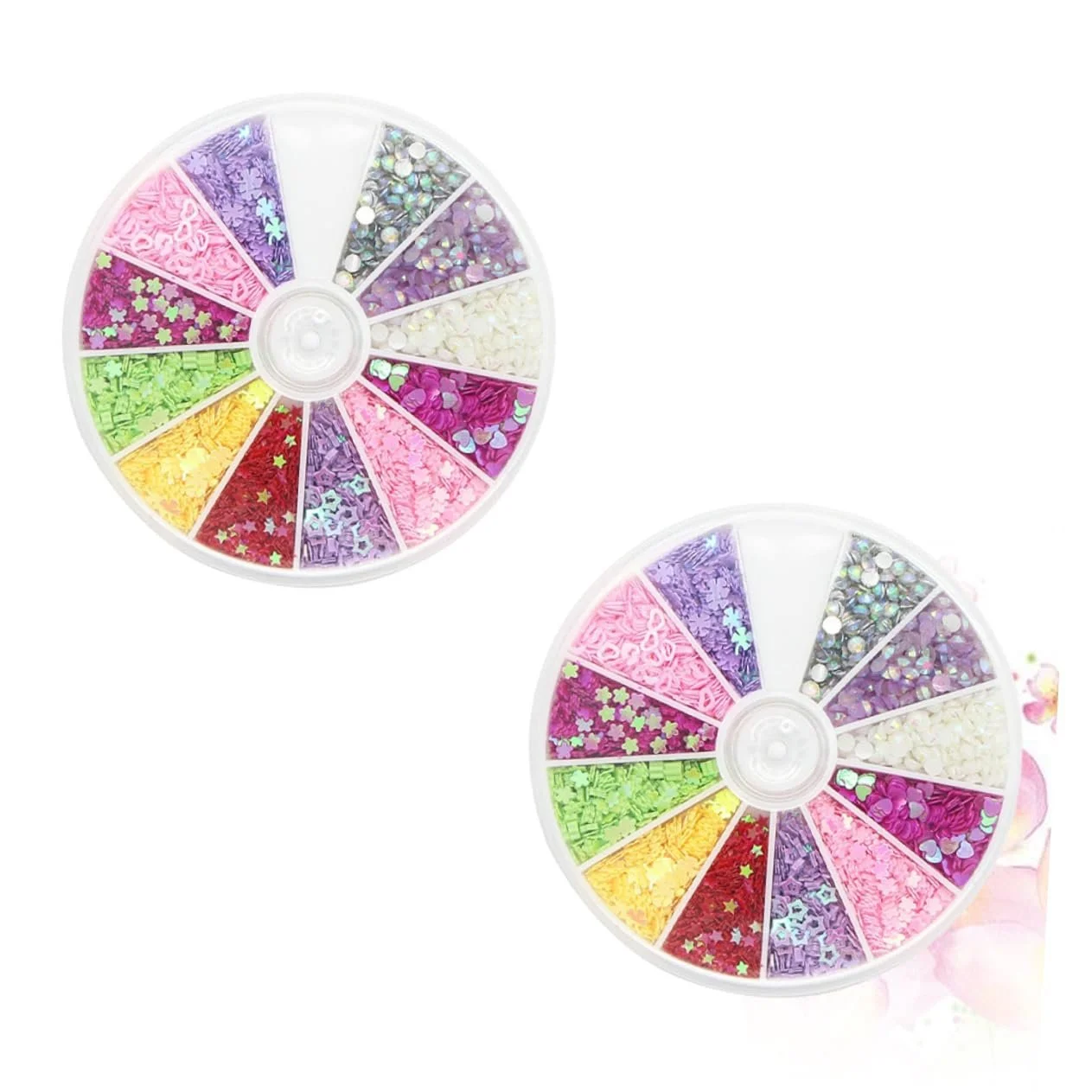 Блискітки для нігтів Housoutil 2 коробки, фото №8