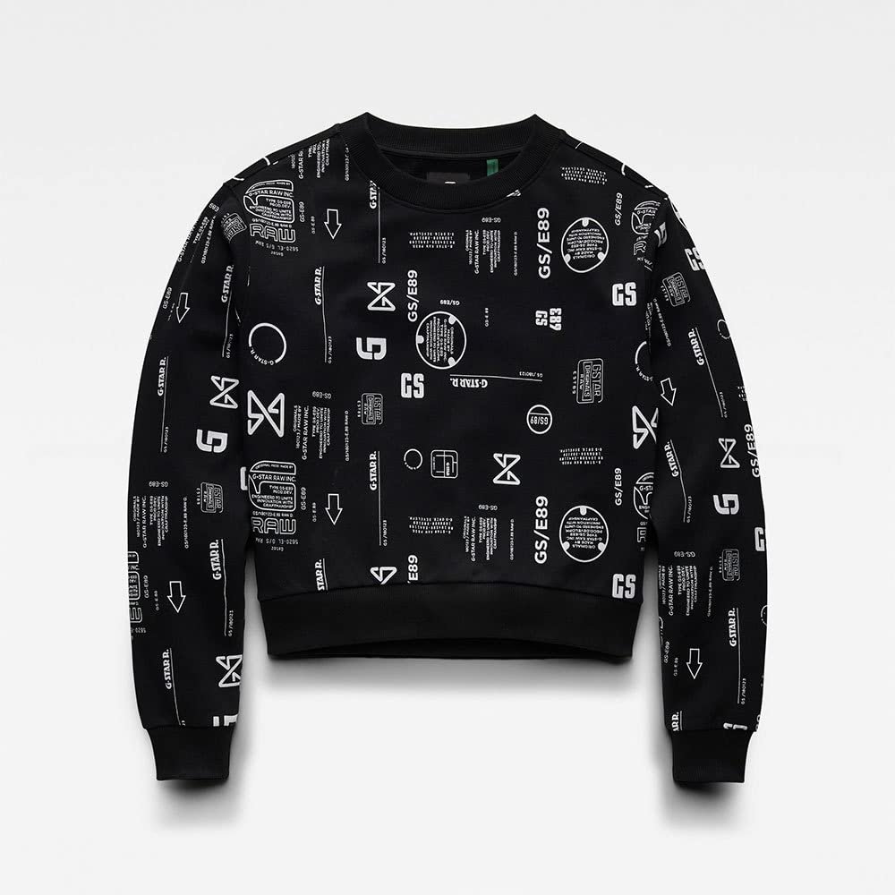 Укороченный свитшот G-STAR RAW Allover Sweats, фото №4