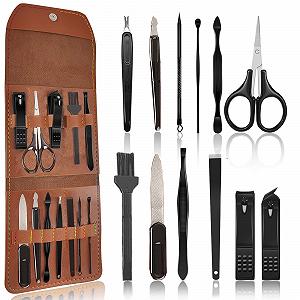 Купити Набір для манікюру Glamour, 12 предметів, професійний з нержавіючої сталі, для чоловіків і жінок - Фото 1 Набір для манікюру Glamour, 12 предметів, професійний з нержавіючої сталі, для чоловіків і жінок - Фото 1