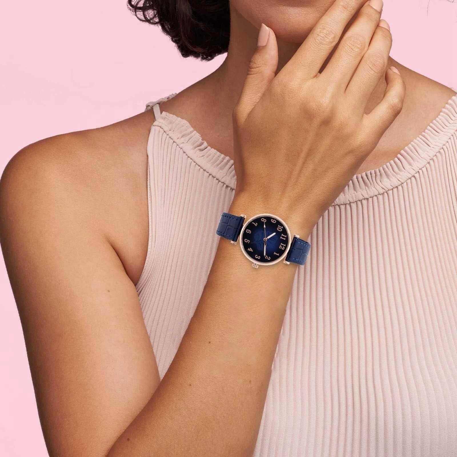 Годинник Generisch, жіночий, шкіряний браслет, діловий стиль, кварцовий, фото №4