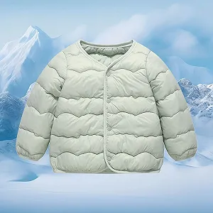 Зимняя куртка Qzeanxy для мальчиков, теплая пуховая куртка, легкая детская куртка, зимнее пальто с капюшоном 2025 synthetic.ua - Фото 1