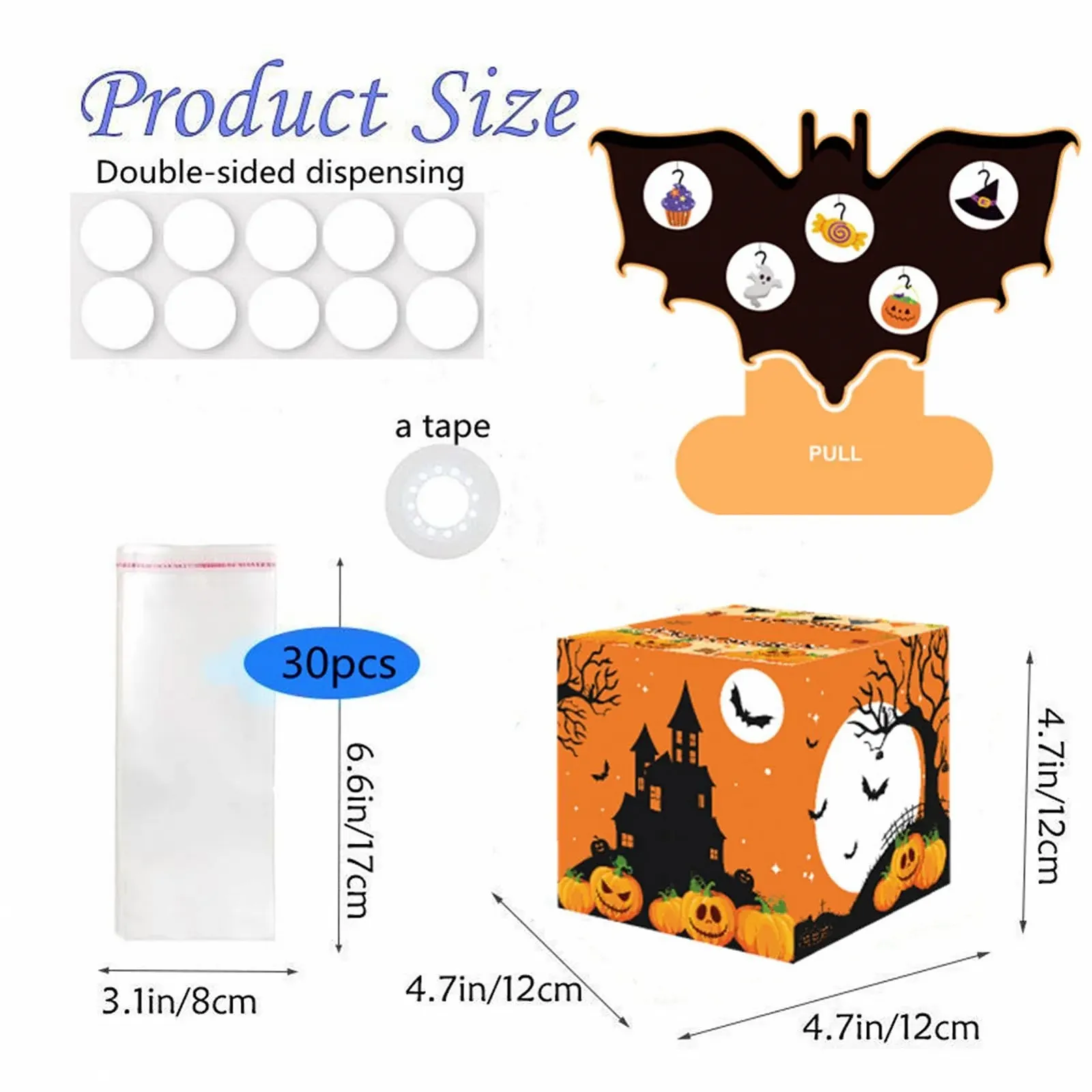 Коробка-сюрприз для грошей Halloween Святковий контейнер для подарунків, фото №8