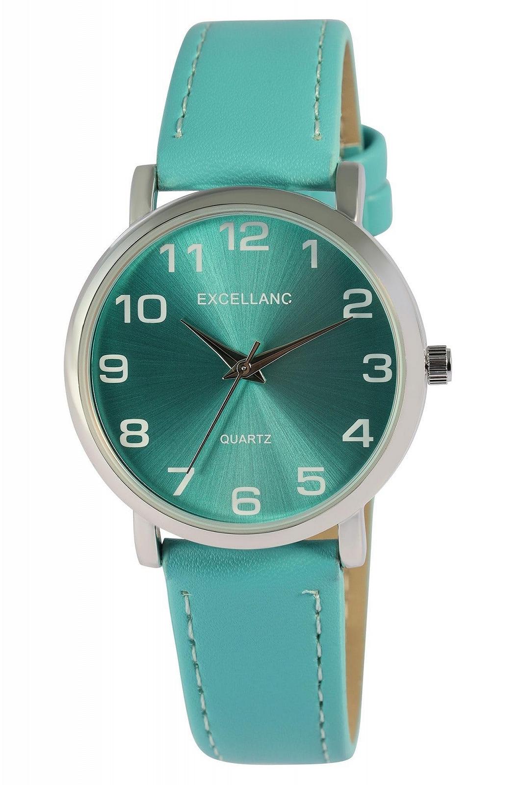 Женские часы Excellanc Turquoise Silver из искусственной кожи, фото №1 Женские часы Excellanc Turquoise Silver из искусственной кожи, фото №1
