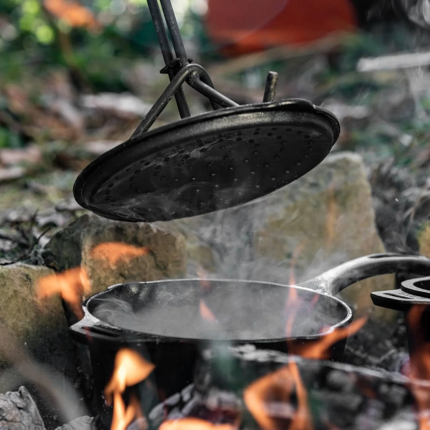 Кастрюля Petromax Чугунная с крышкой Для открытого огня и всех типов плит 2 л, фото №6