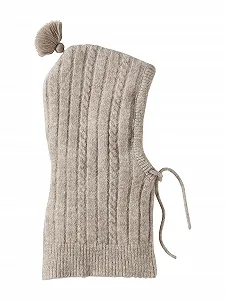 Балаклава вязаная VERTBAUDET для девочек - Фото 1