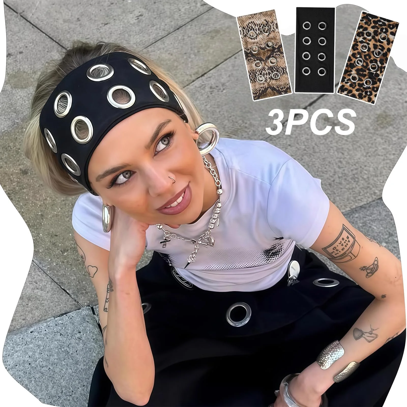 Пов'язка на голову Широка Жіноча, фото №4 Пов'язка на голову Широка Жіноча, фото №4