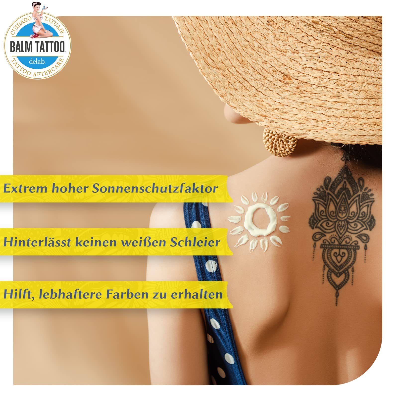 Крем для татуювань Balm Tattoo Sunblock SPF 75, фото №3