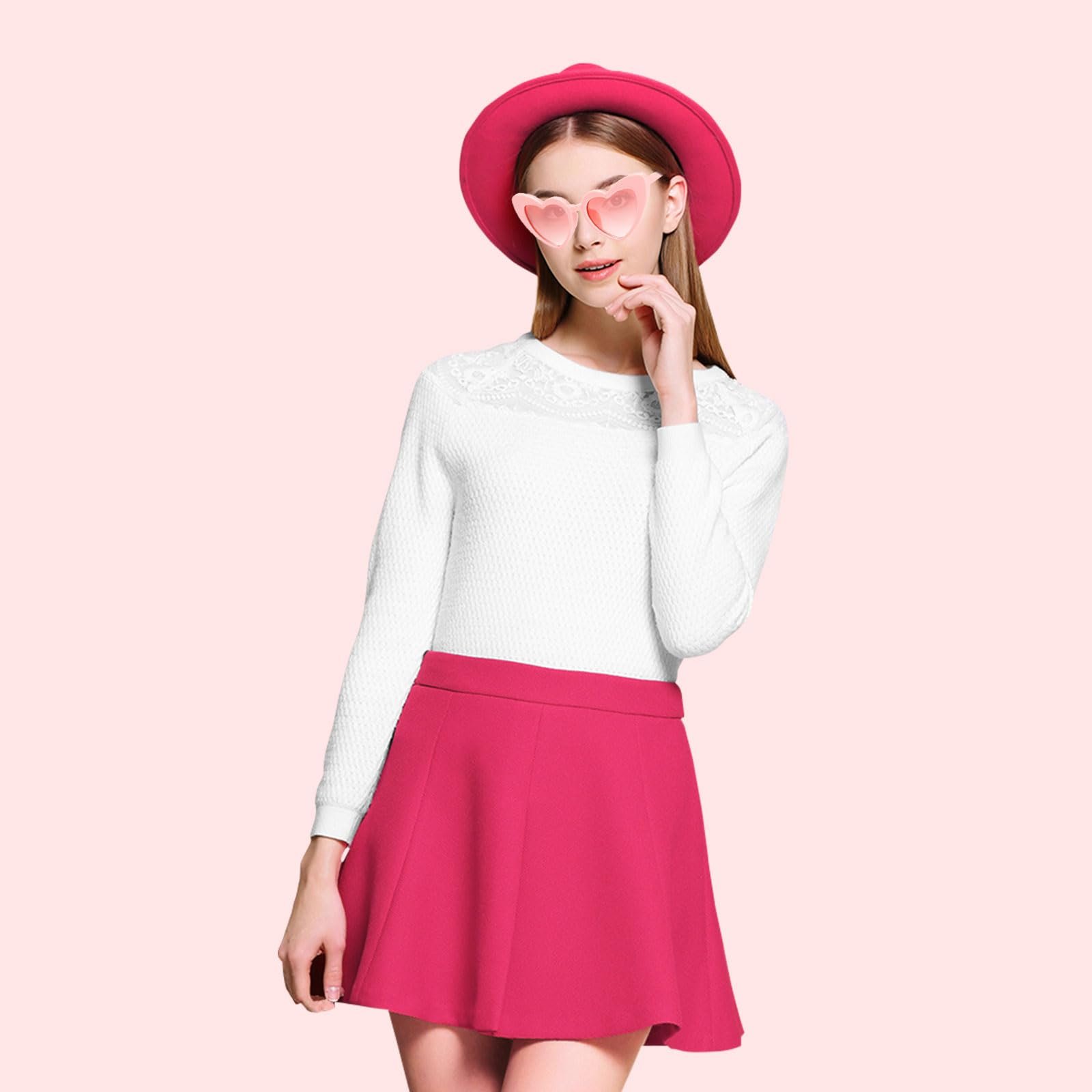 Сонцезахисні Окуляри Серце MIVAIUN Набір з 4 штук Різнокольорові, фото №7