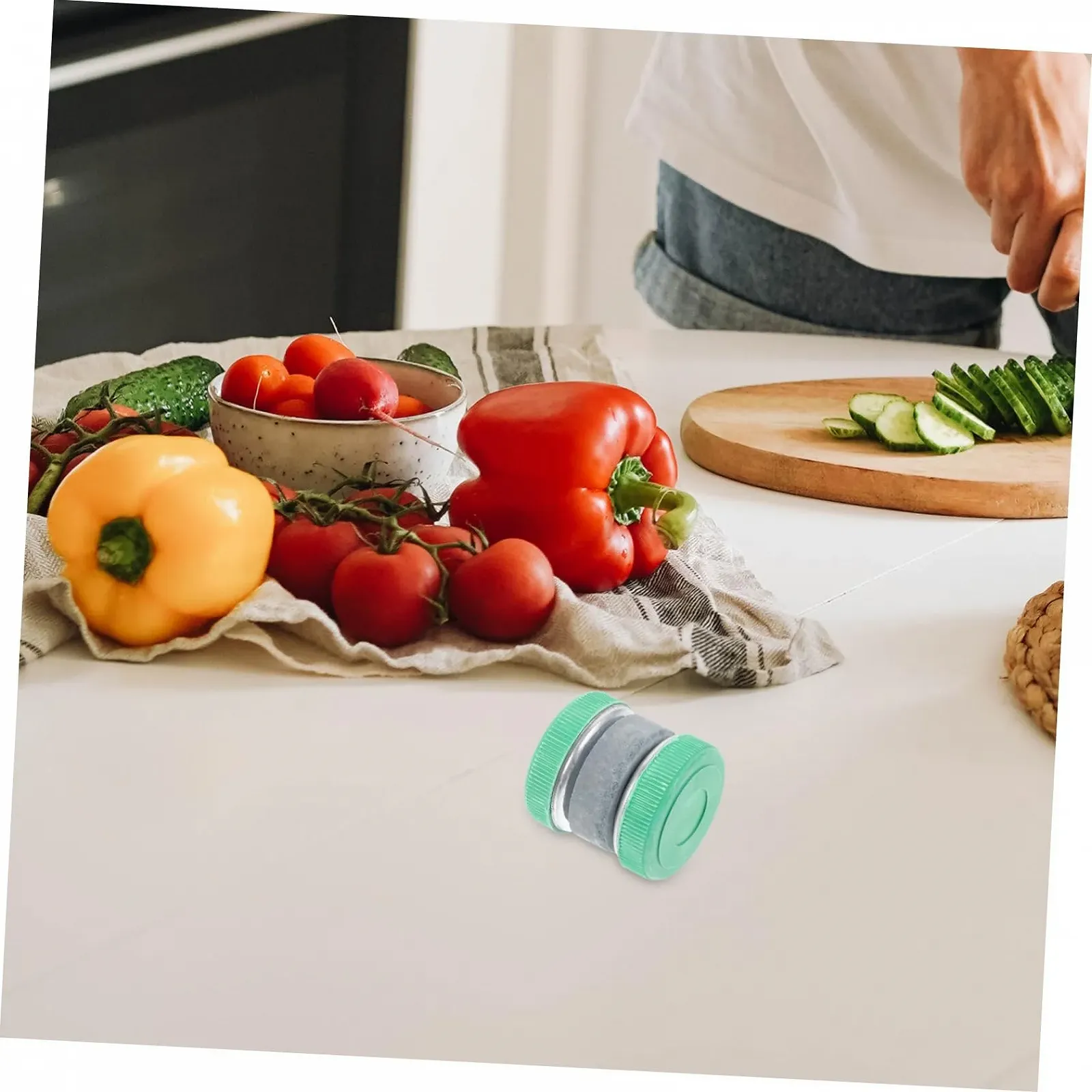 Точилка для ножів ABOOFAN циліндрична Зелена, фото №3