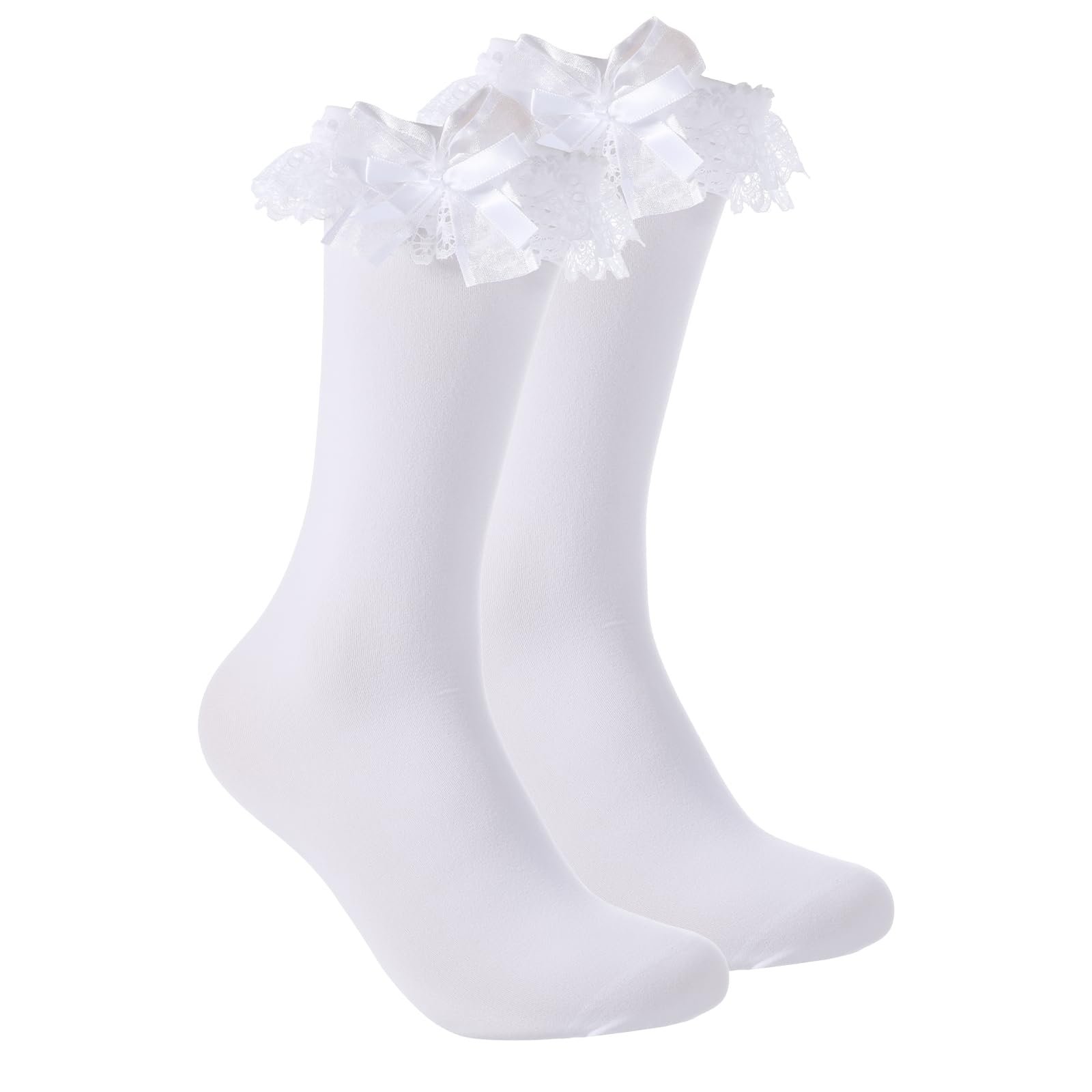 Шкарпетки гольфи Sibba з мереживними рюшами, фото №1