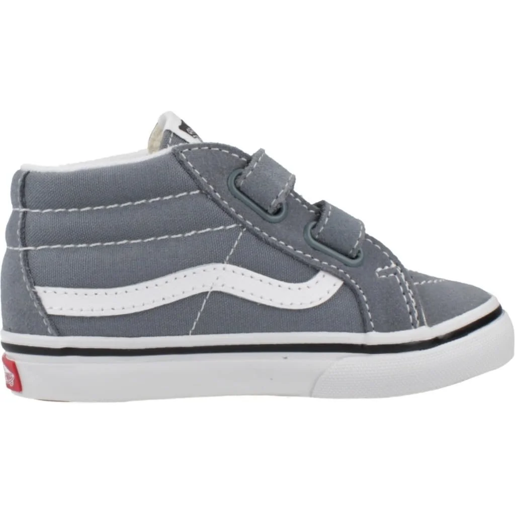 Кеды Vans SK8-MID Reissue V PRV21 Color Theory Stormy Weath Grau Детские Серый Кожа, фото №4