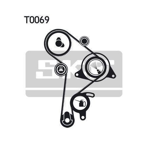 Комплект ремня ГРМ SKF VKMA 01013 для AUDI FORD SEAT SKODA VW, фото №2