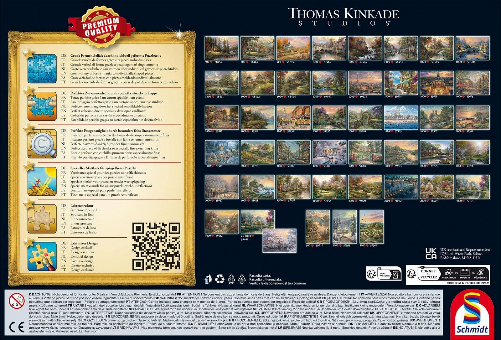 Пазл Schmidt Spiele Thomas Kinkade Autumn in Apple Hill 58795 500 элементов, фото №4 Пазл Schmidt Spiele Thomas Kinkade Autumn in Apple Hill 58795 500 элементов, фото №4