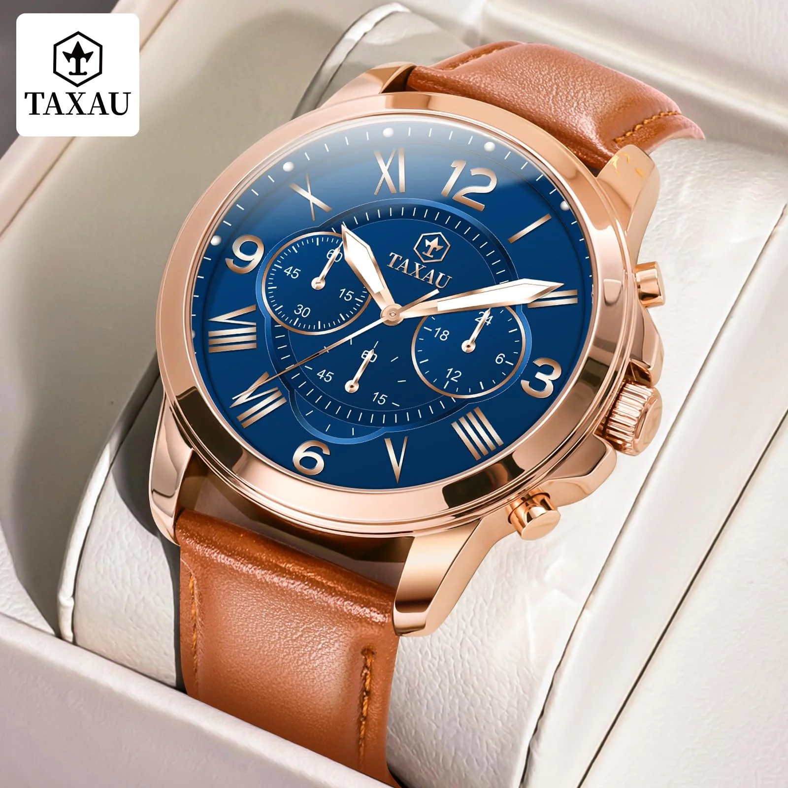 Годинник Taxau Чоловічий Business наручний годинник з датою та днем тижня Водонепроникний, фото №5 Годинник Taxau Чоловічий Business наручний годинник з датою та днем тижня Водонепроникний, фото №5