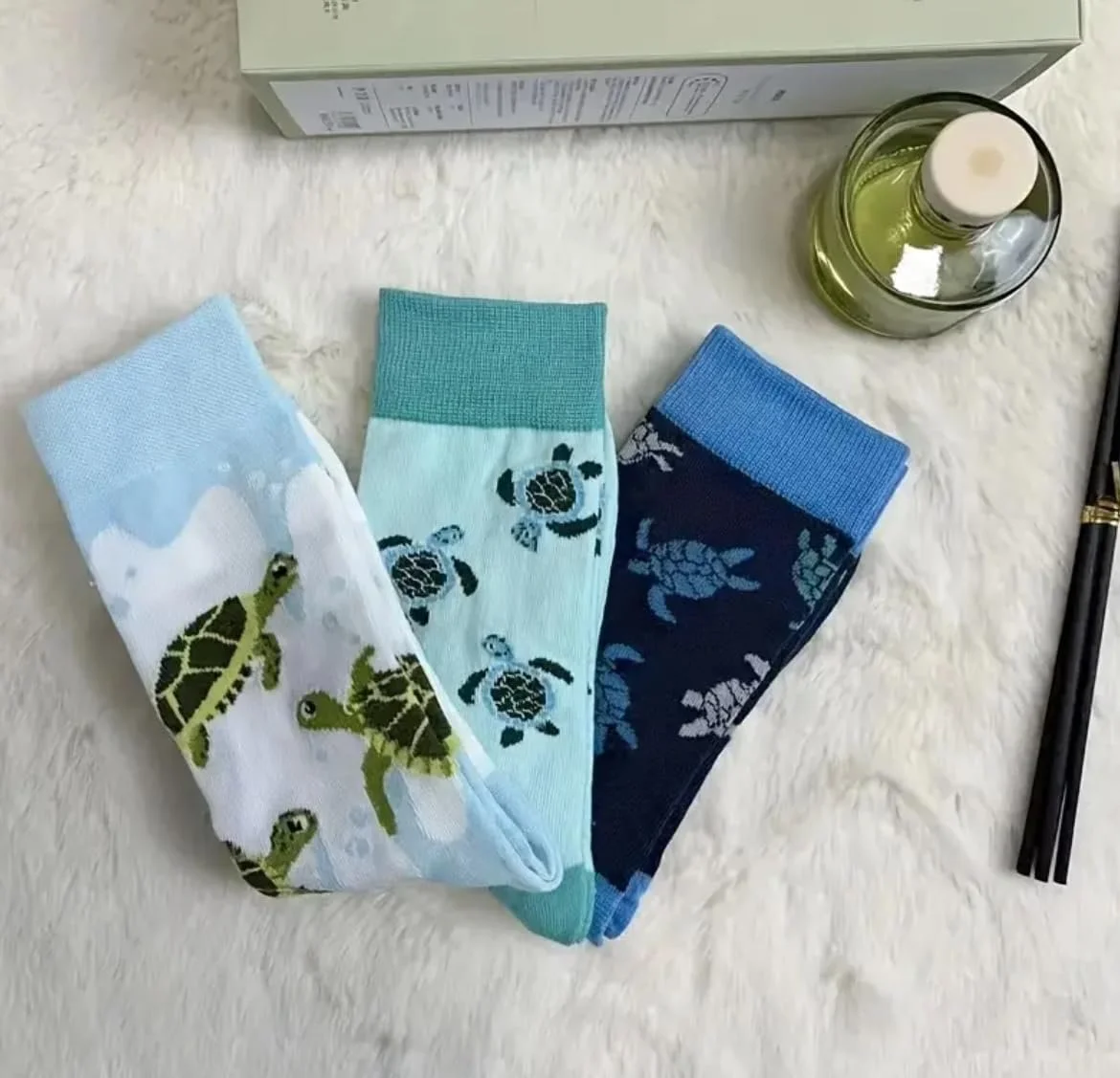 Носки с черепахами 3 пары 38-42 Подарок, фото №2