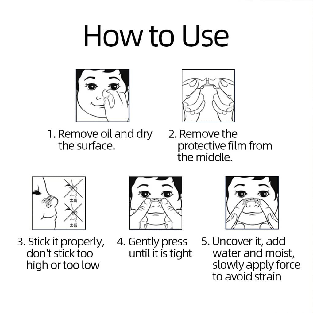 Смужки для носа Пачка 100 шт. Безпечні Портативні Гнучкі Самоклеючі, фото №8