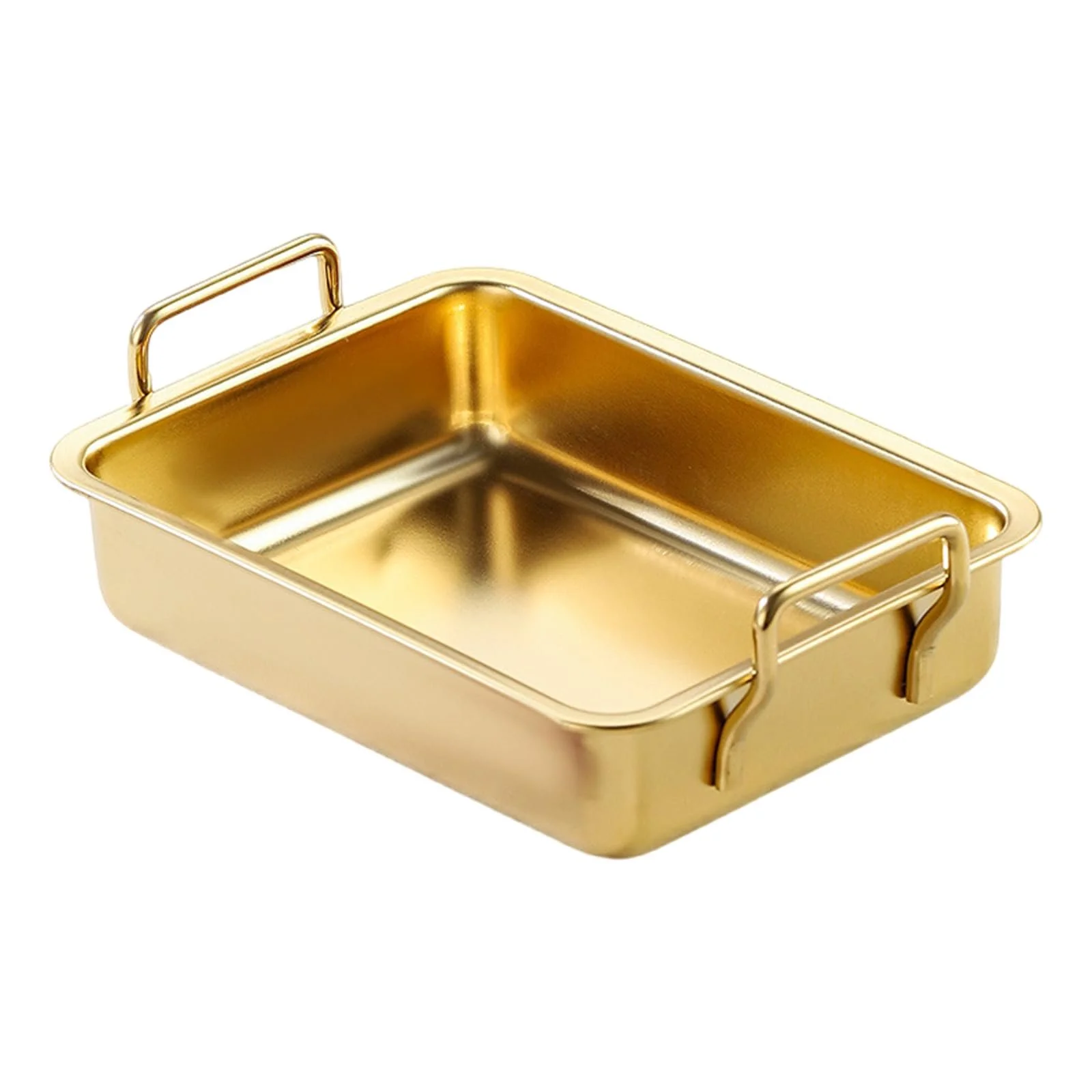 Противень для запекания прямоугольный из нержавеющей стали с ручками, фото №1 Противень для запекания прямоугольный из нержавеющей стали с ручками, фото №1