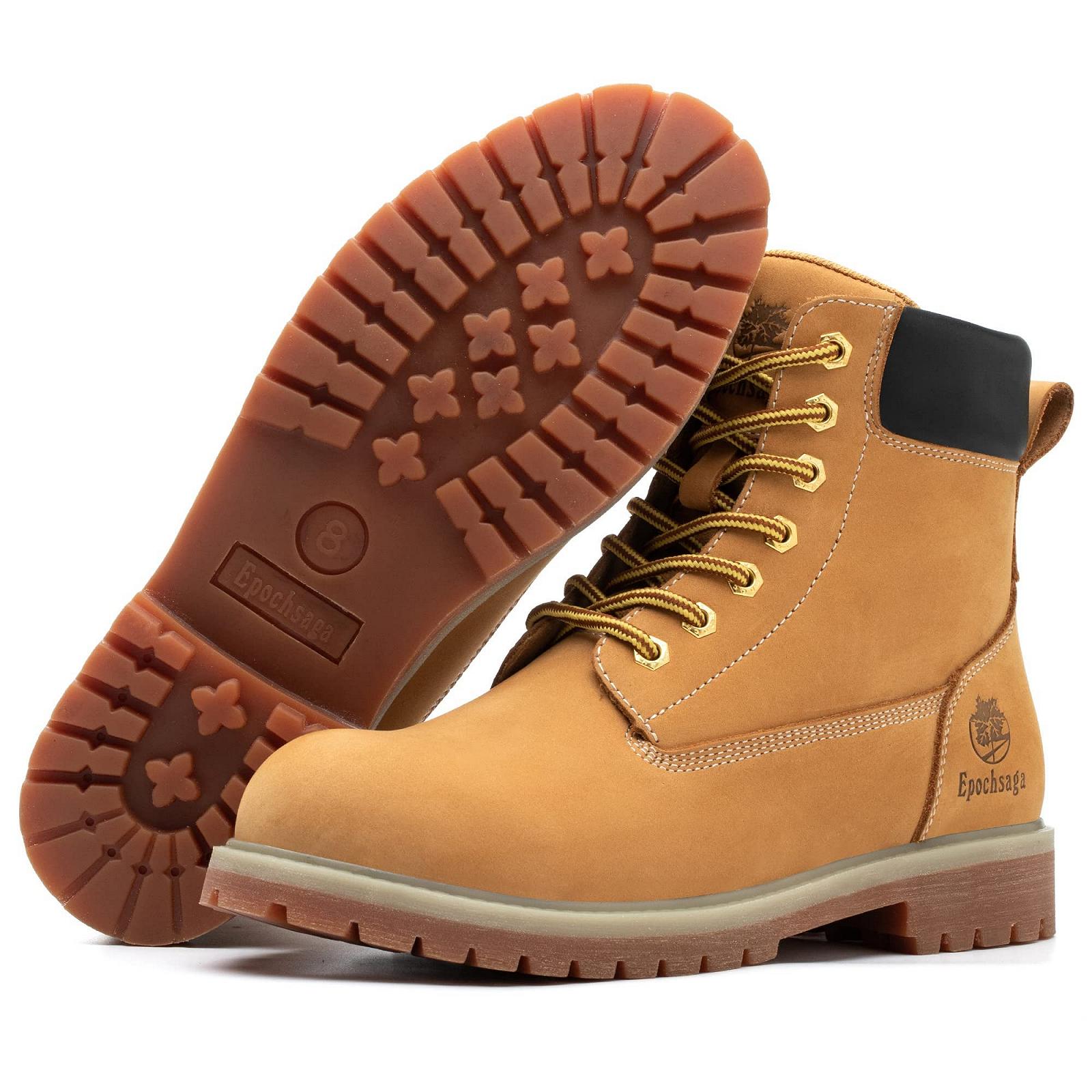 Ботинки Рабочие Epochsaga Classic Soft Toe Tan, фото №4
