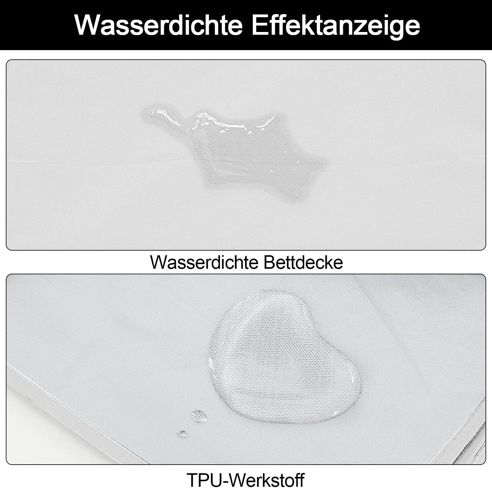 Покрывало Водонепроницаемое Микрофибра + TPU Белый, 200 x 230 см, фото №4 Покрывало Водонепроницаемое Микрофибра + TPU Белый, 200 x 230 см, фото №4
