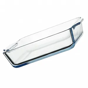 Форма для запікання GLEAVI з боросилікатного скла з подвійними ручками термостійка - Фото 1