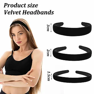 Обруч Оксамитовий Чорний synthetic.ua - Фото 1