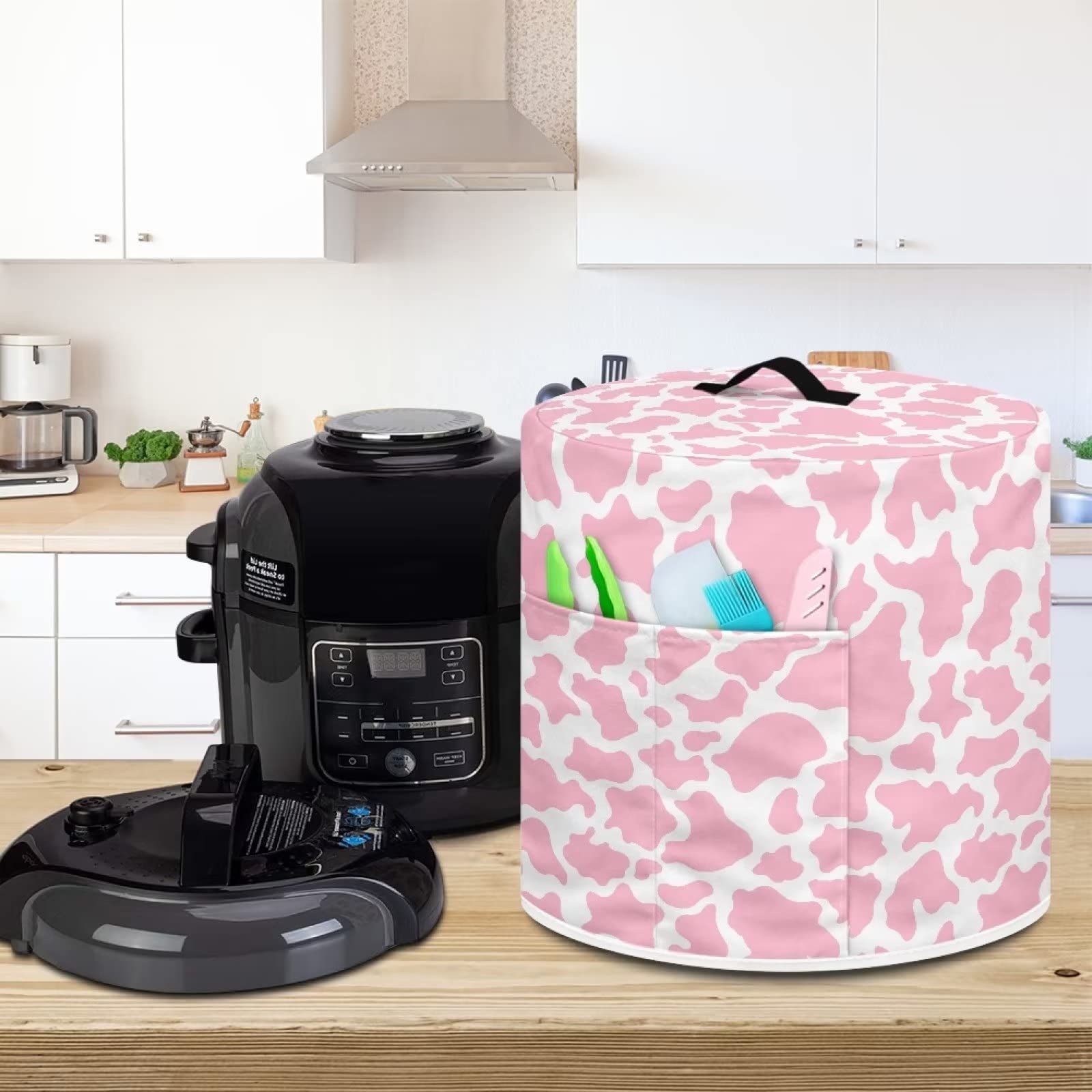 Чехол ZIATUBLES Slow Cooker Розовый Коровий Узоров 3 Кварт, фото №3