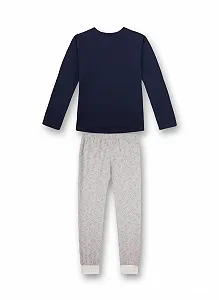 Піжама Sanetta Довга для дівчат Синя ціна на synthetic.ua - Фото 1 Піжама Sanetta Довга для дівчат Синя synthetic.ua - Фото 1