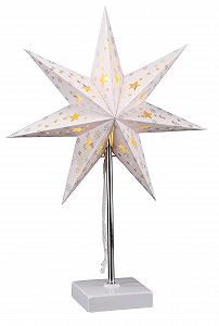 Настільна лампа Різдвяна зірка LED 47 x 35 см Білий - Фото 1