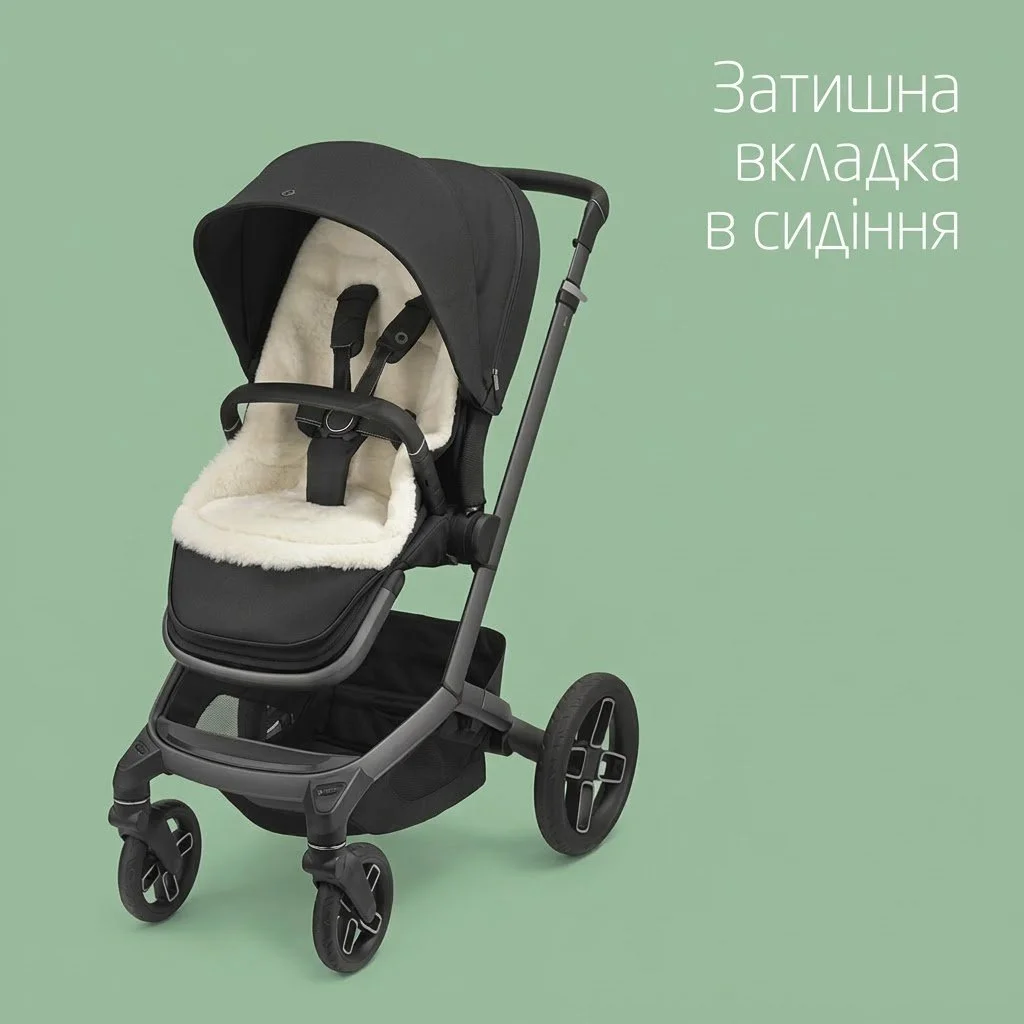 Конверт у коляску Maxi-Cosi 2-in-1 Footmuff / Black, фото №4