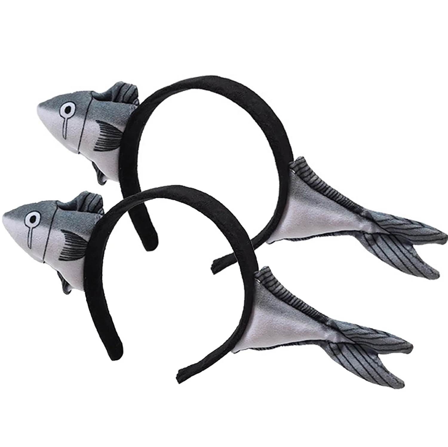 Обруч на голову Плюшевая рыба 2 шт, фото №1